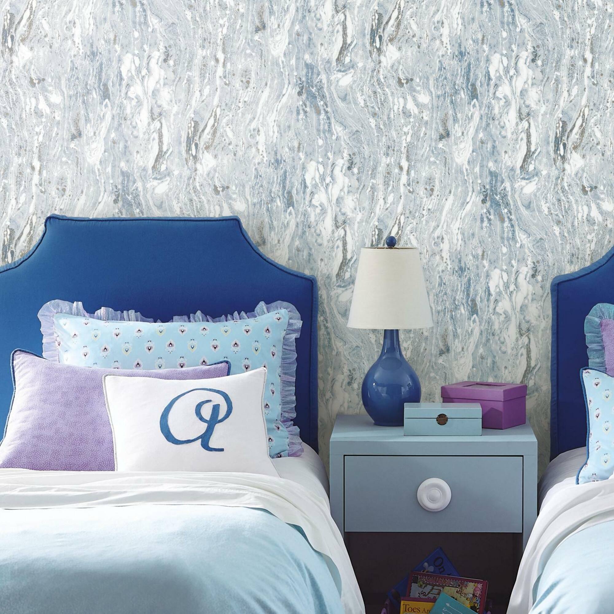 RoomMates Marble Seas Peel & Stick Wallpaper